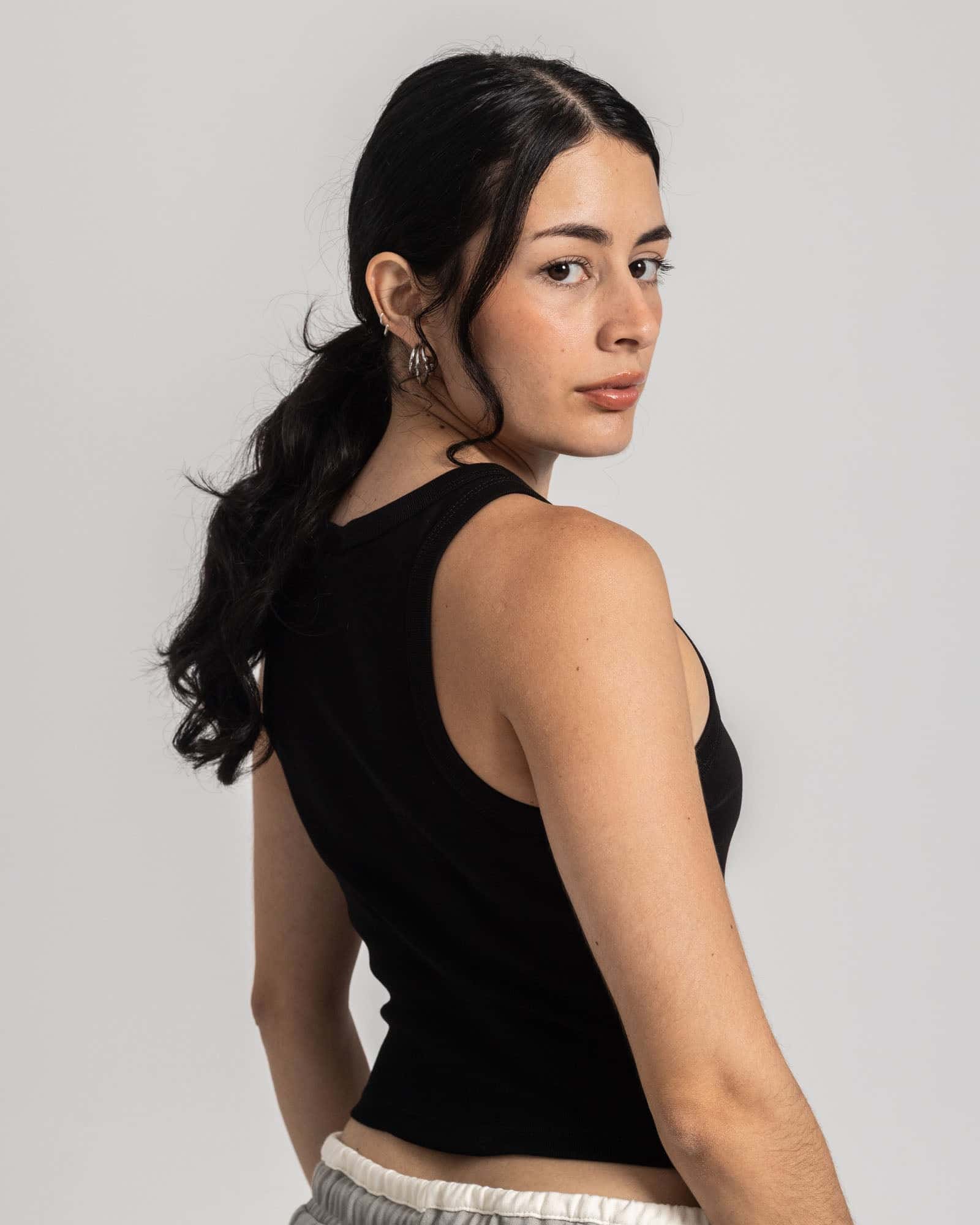 Crop Top Core Black - miniatura 2