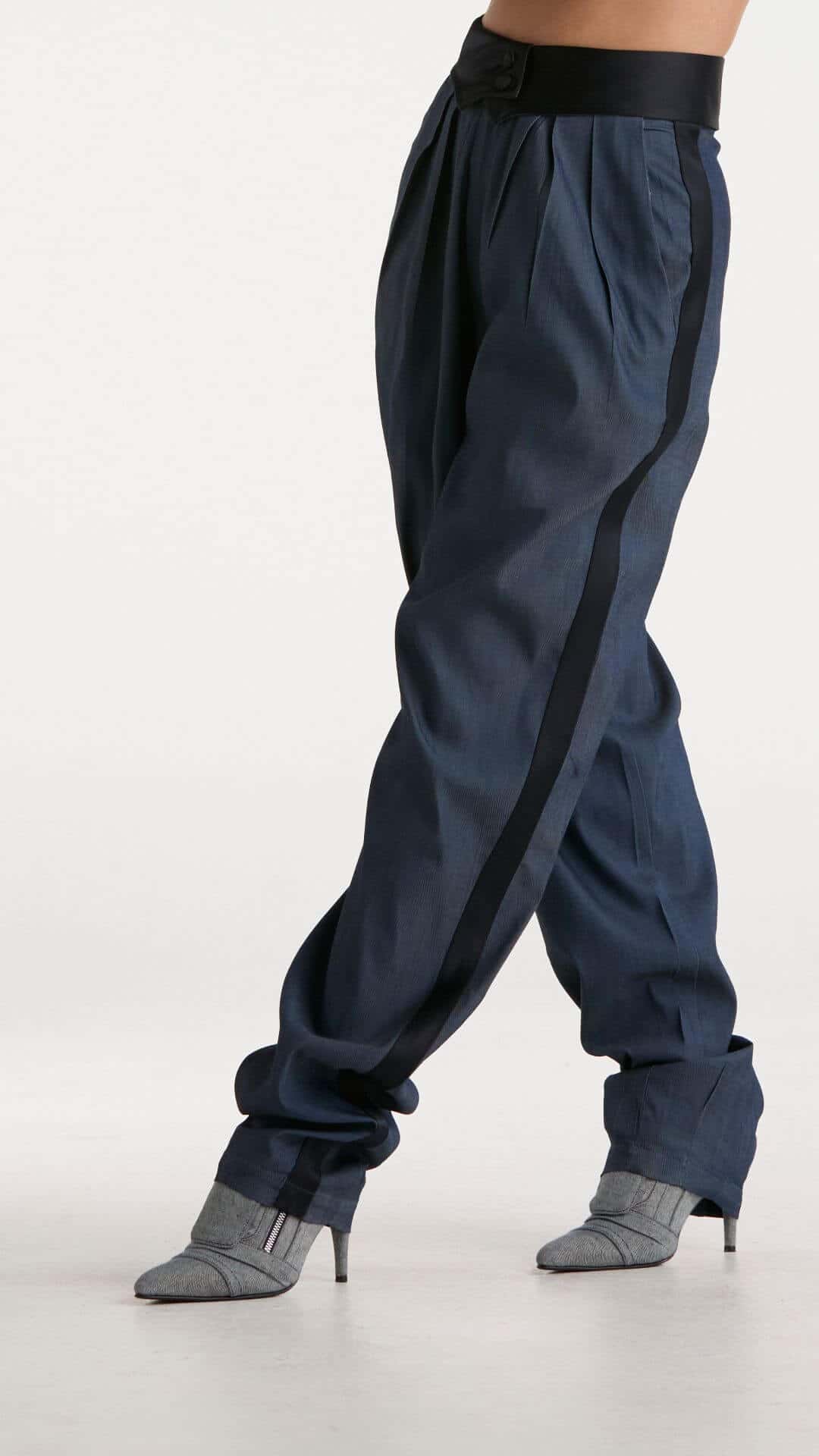 Pantalón Oriental Chambray &amp;amp; Saten - miniatura 1