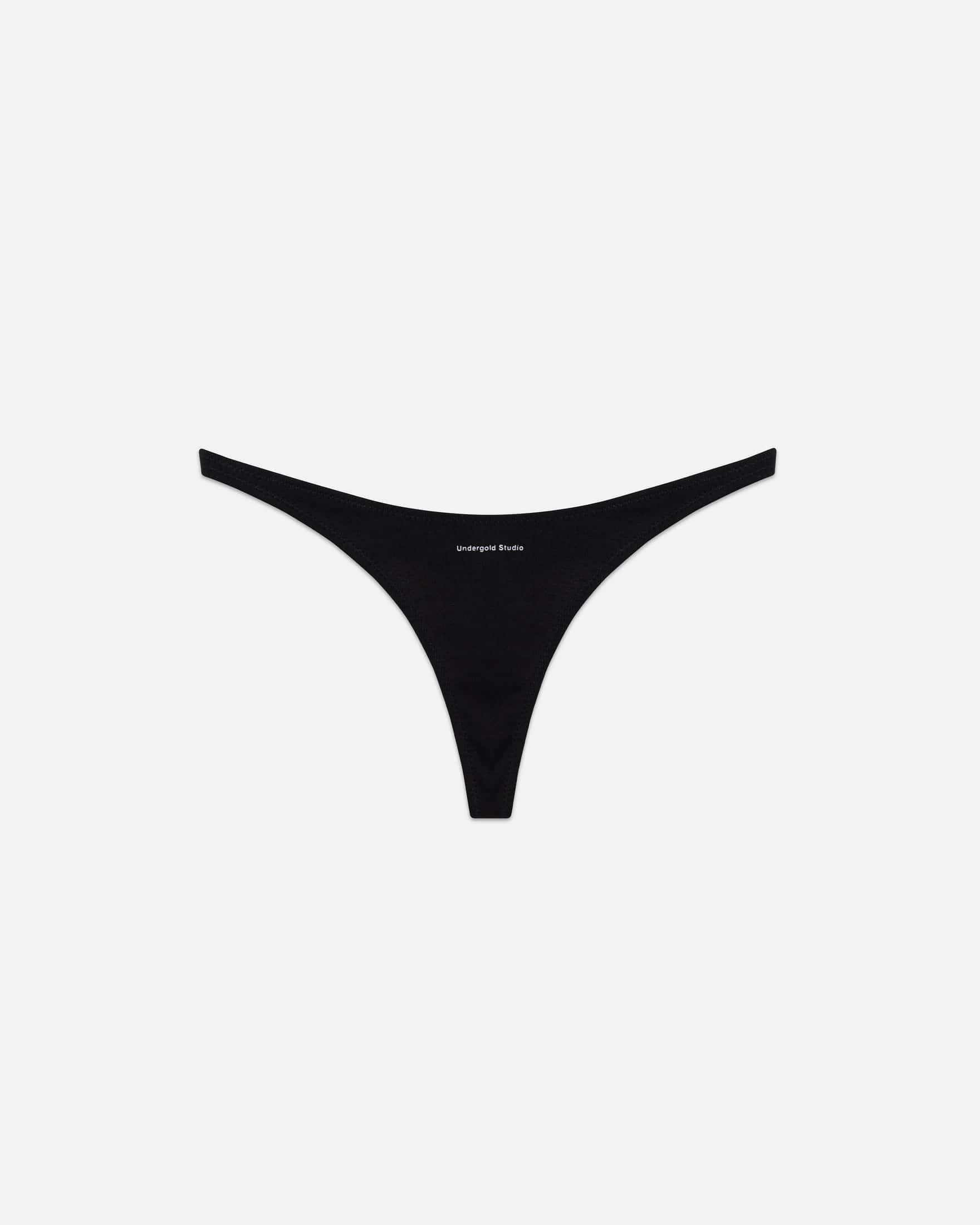 Line Undergold Studio Thong Black