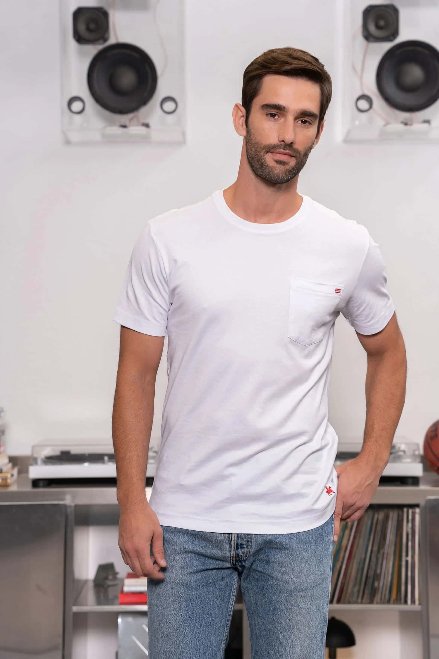 Camiseta Premium Hombre Blanco - miniatura 4