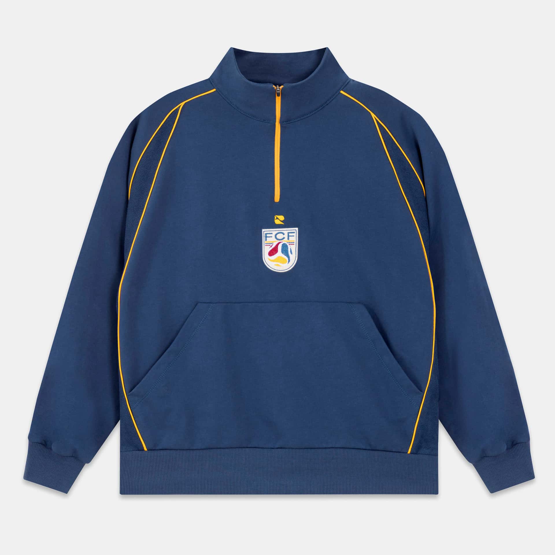 Warm Up Half Zip Azul