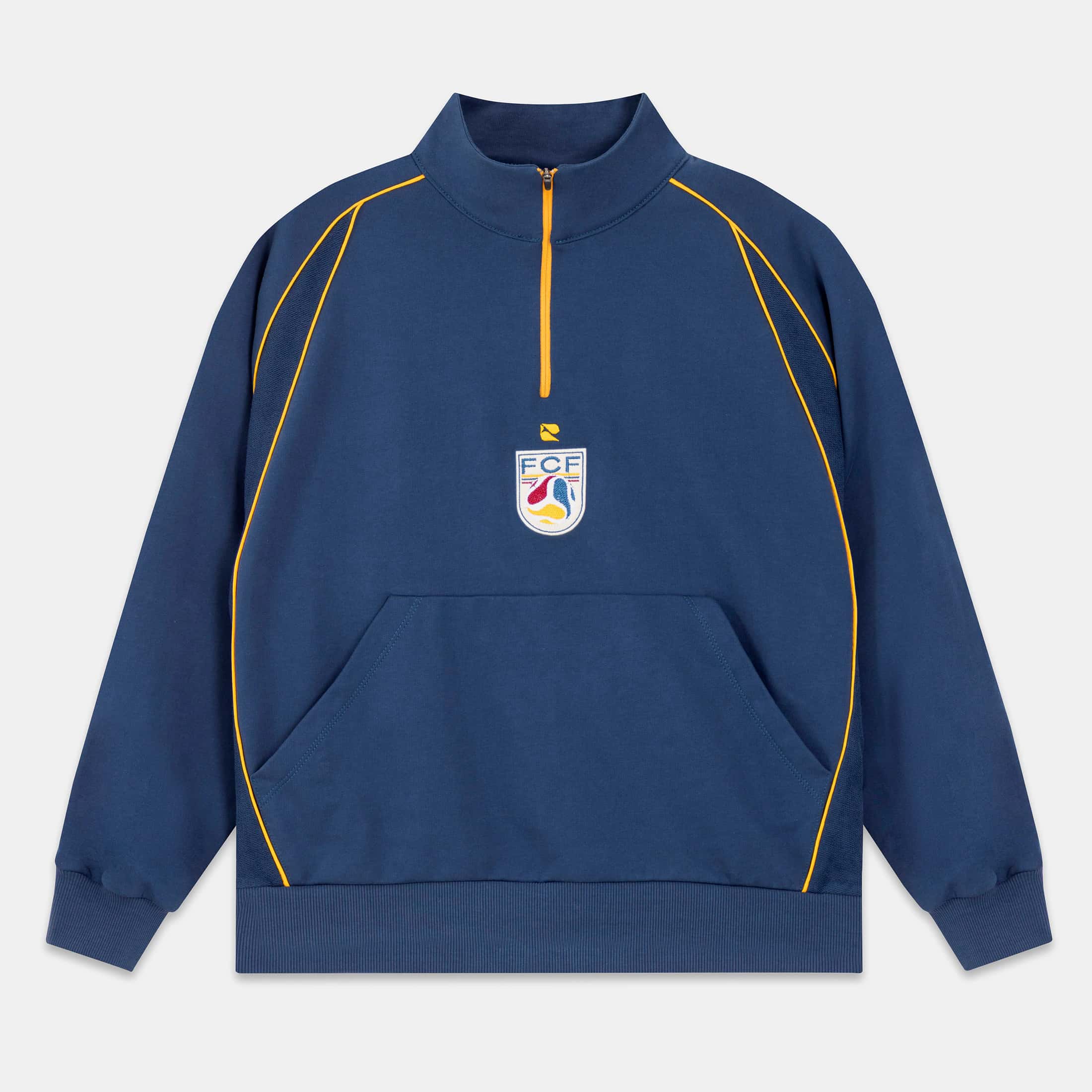 Warm Up Half Zip Azul