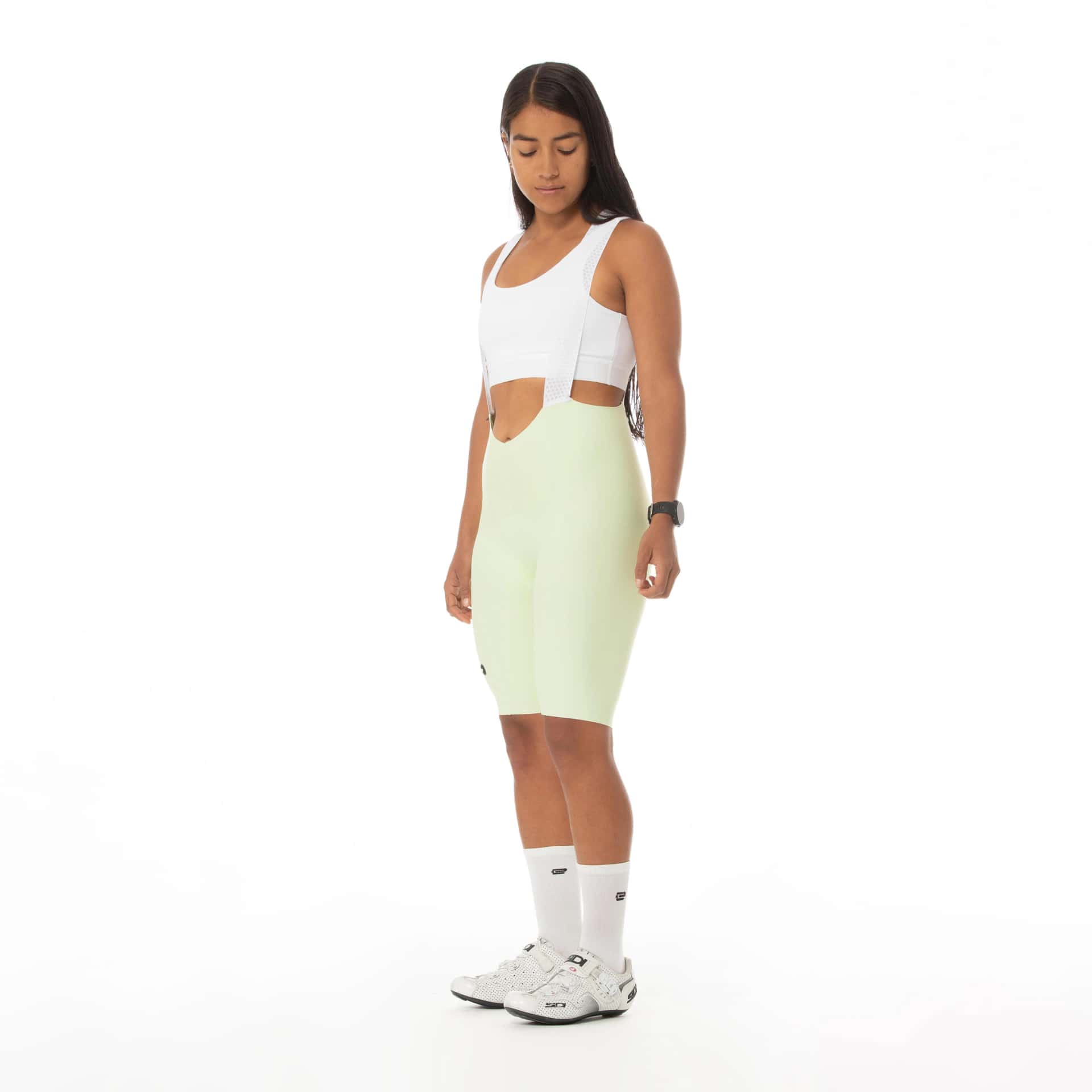 Pantaloneta Venge Verde Manzana Con Cortes - miniatura 7