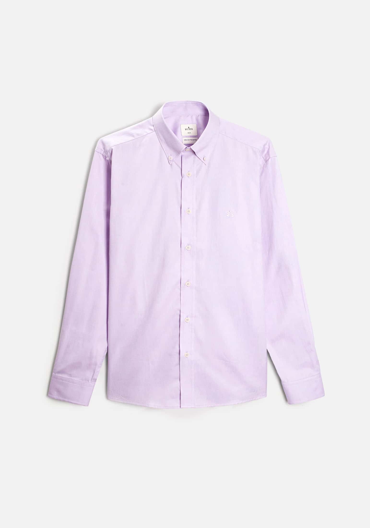 Camisa H CBD Unicolor L-Atn Morado Claro