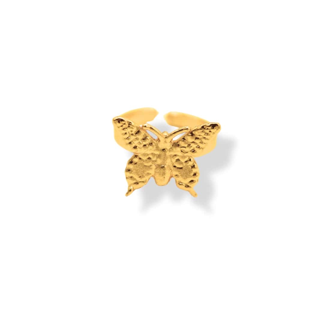Anillo con mariposa pequeña