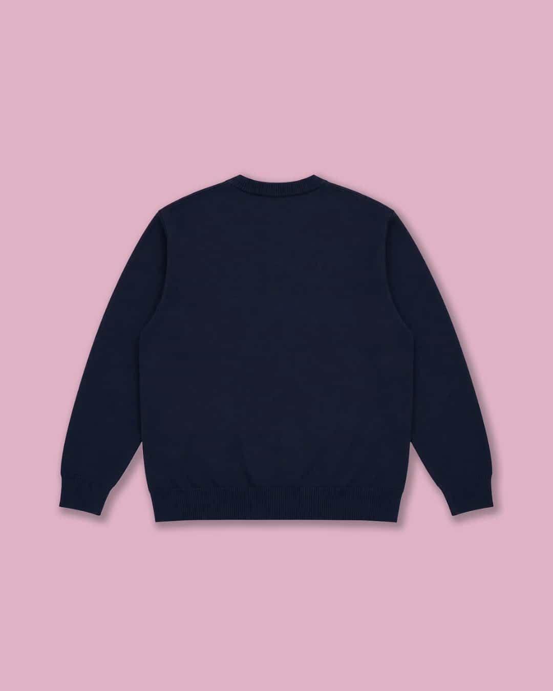 PATRIARCH KNIT SWEATER — BLUE NAVY - miniatura 3