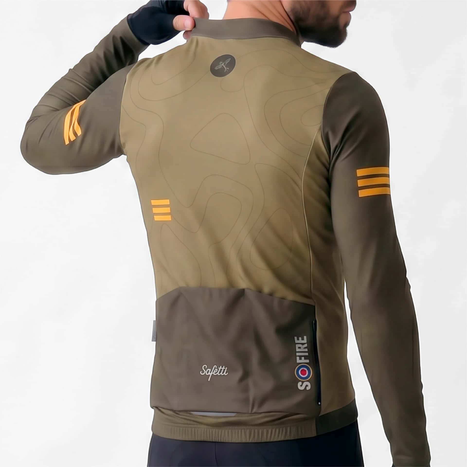CAMISA CICLISMO MANGA LARGA S-FIRE GREEN PARA HOMBRE - miniatura 5