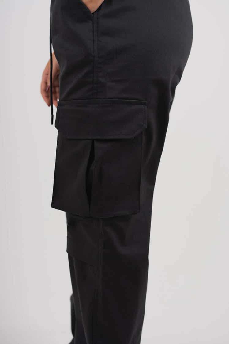 PANTALON CARGO UNISEX ESENSIALES BOTA RECTA EN DRILL MUJER - miniatura 9
