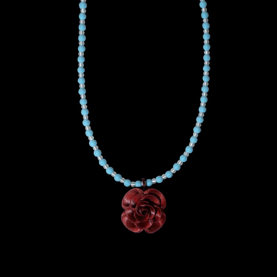 COLLAR PENDULO ROSA