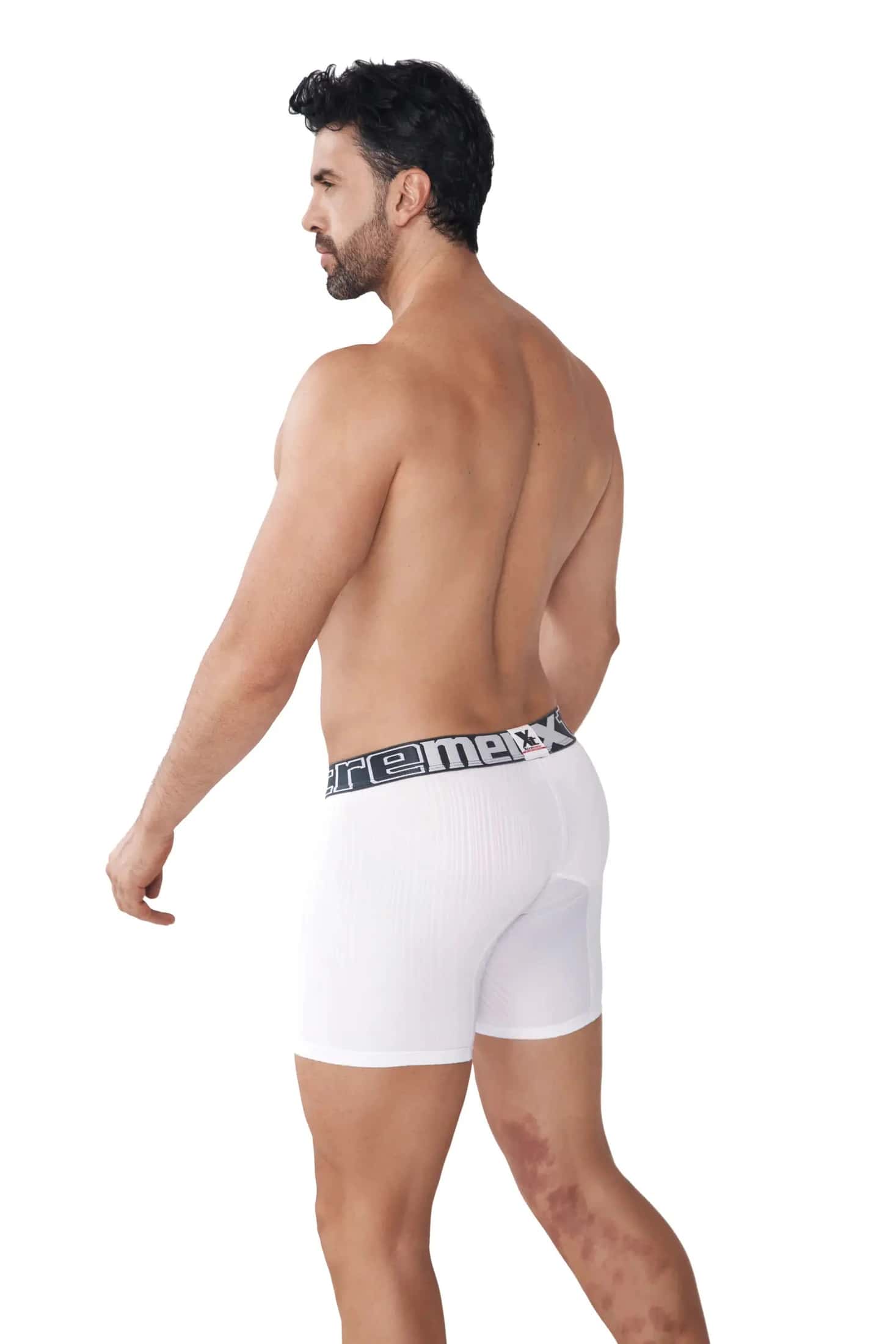 BOXER MICROFIBRA JACQUARD RAYAS BLANCO - miniatura 2