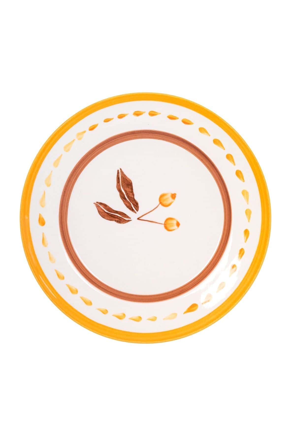 JDD Chontaduro Salad Plate  / Yellow
