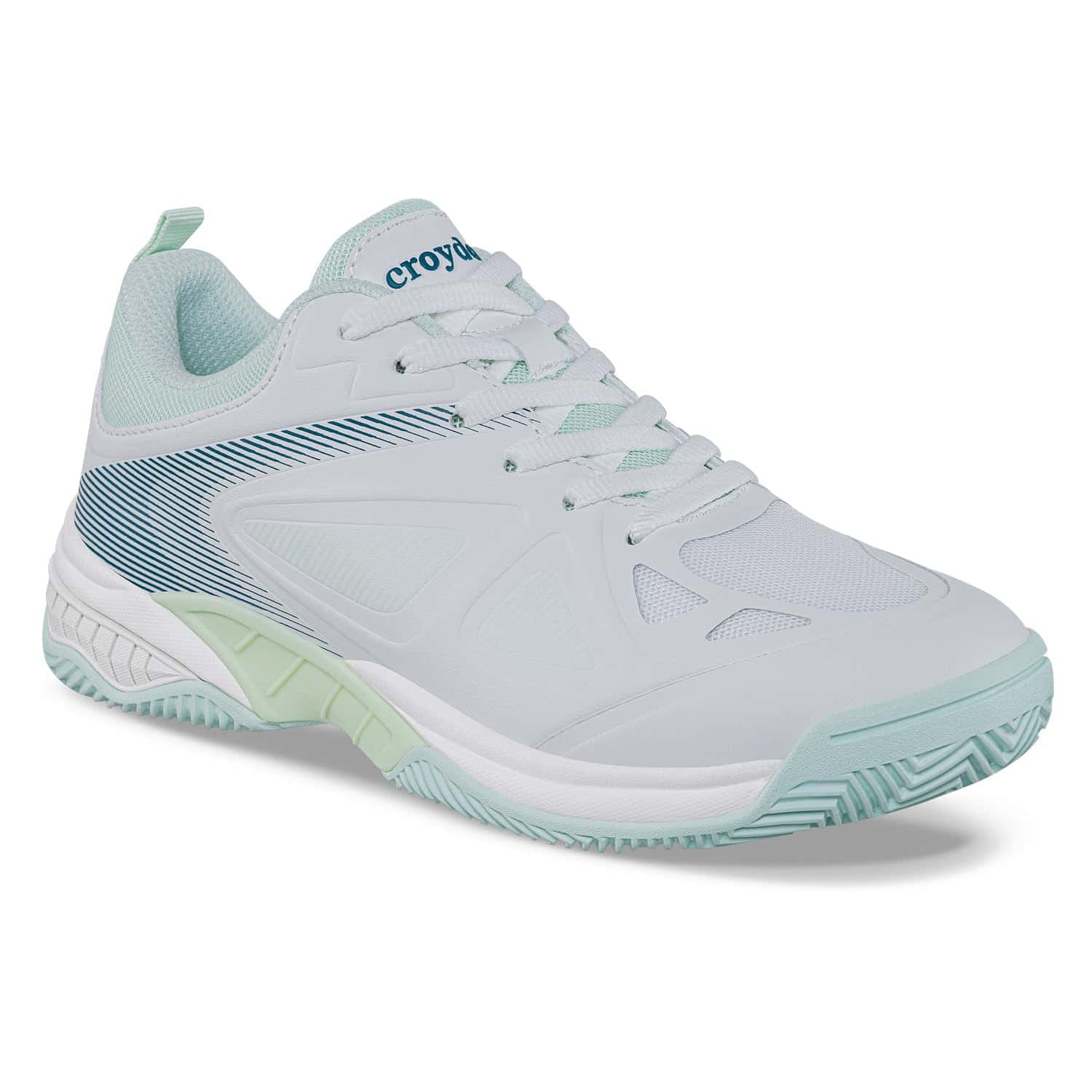 Tenis Entrenamiento Kemiq Blanco-Verde Croydon Para Mujer