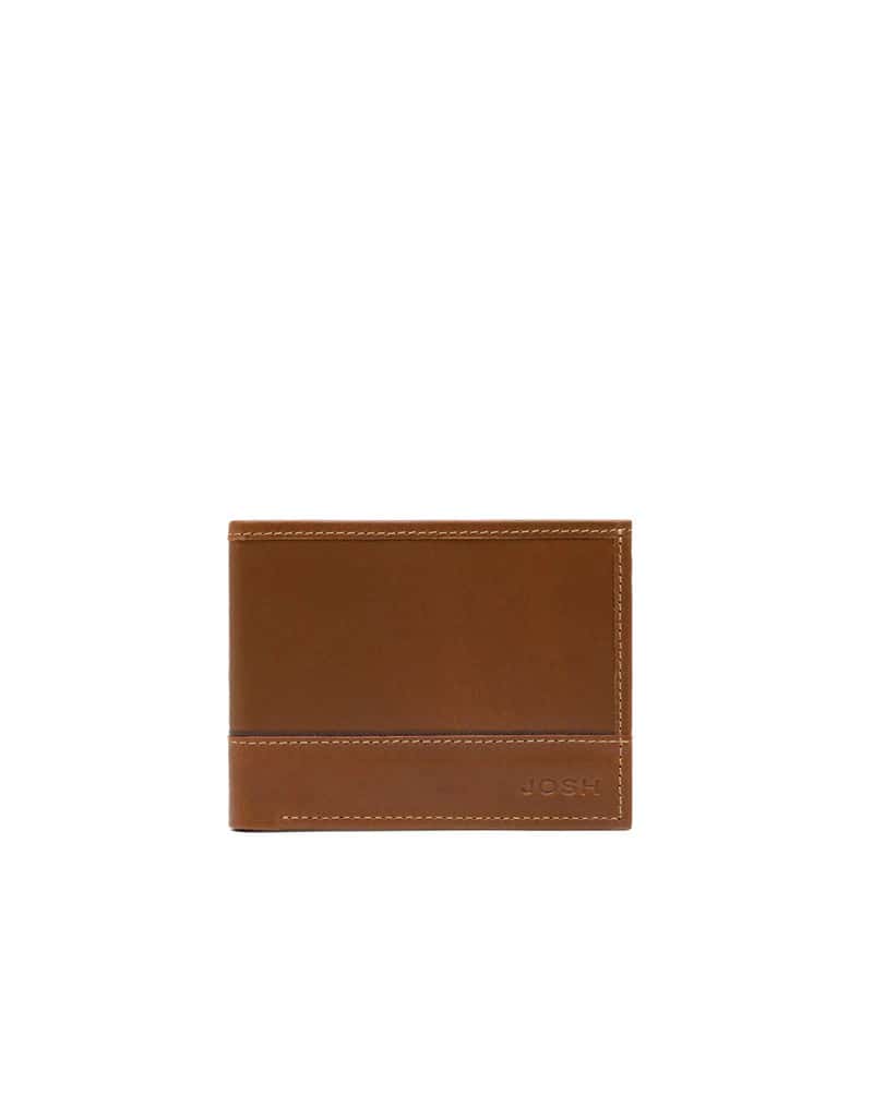 Billetera en cuero para hombre en miel REF THJ099