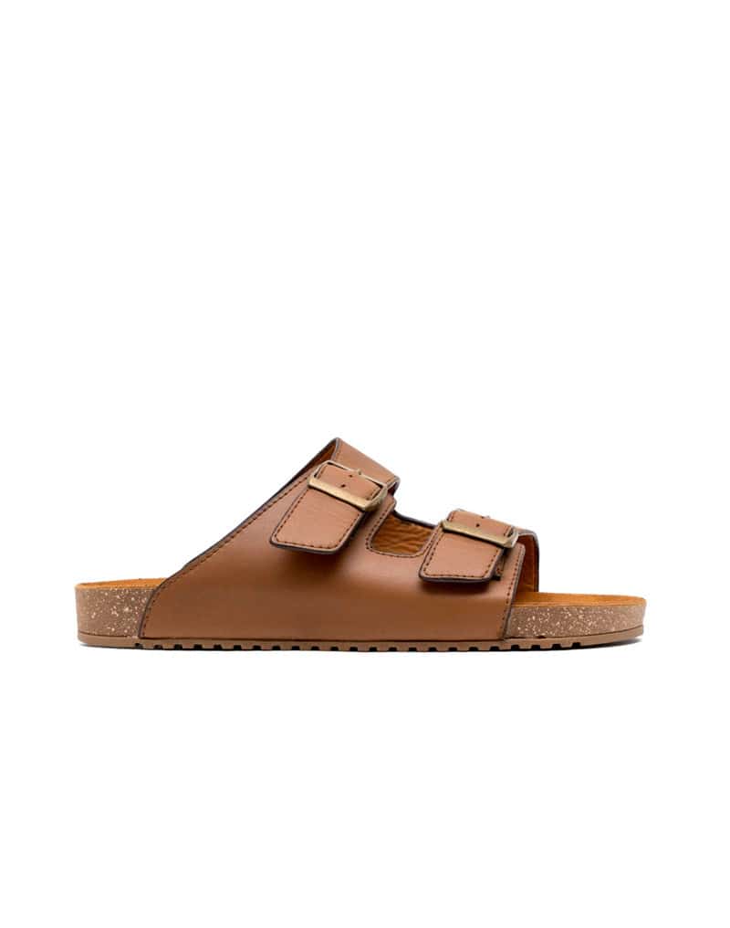 Sandalia casual de cuero 100% colombiano para hombre REF ELIZ02