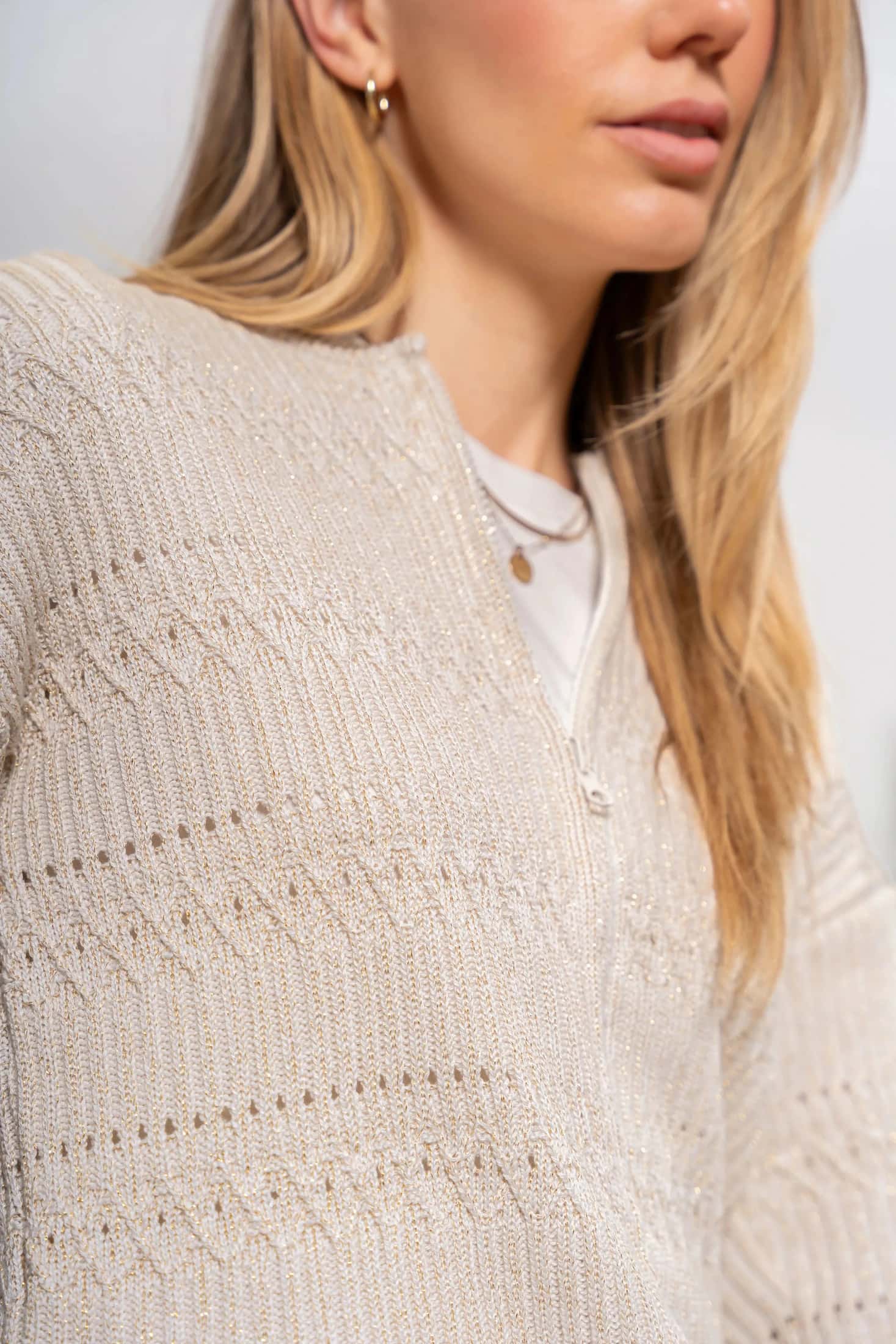Fullzip Allure Mujer Marfil - miniatura 4