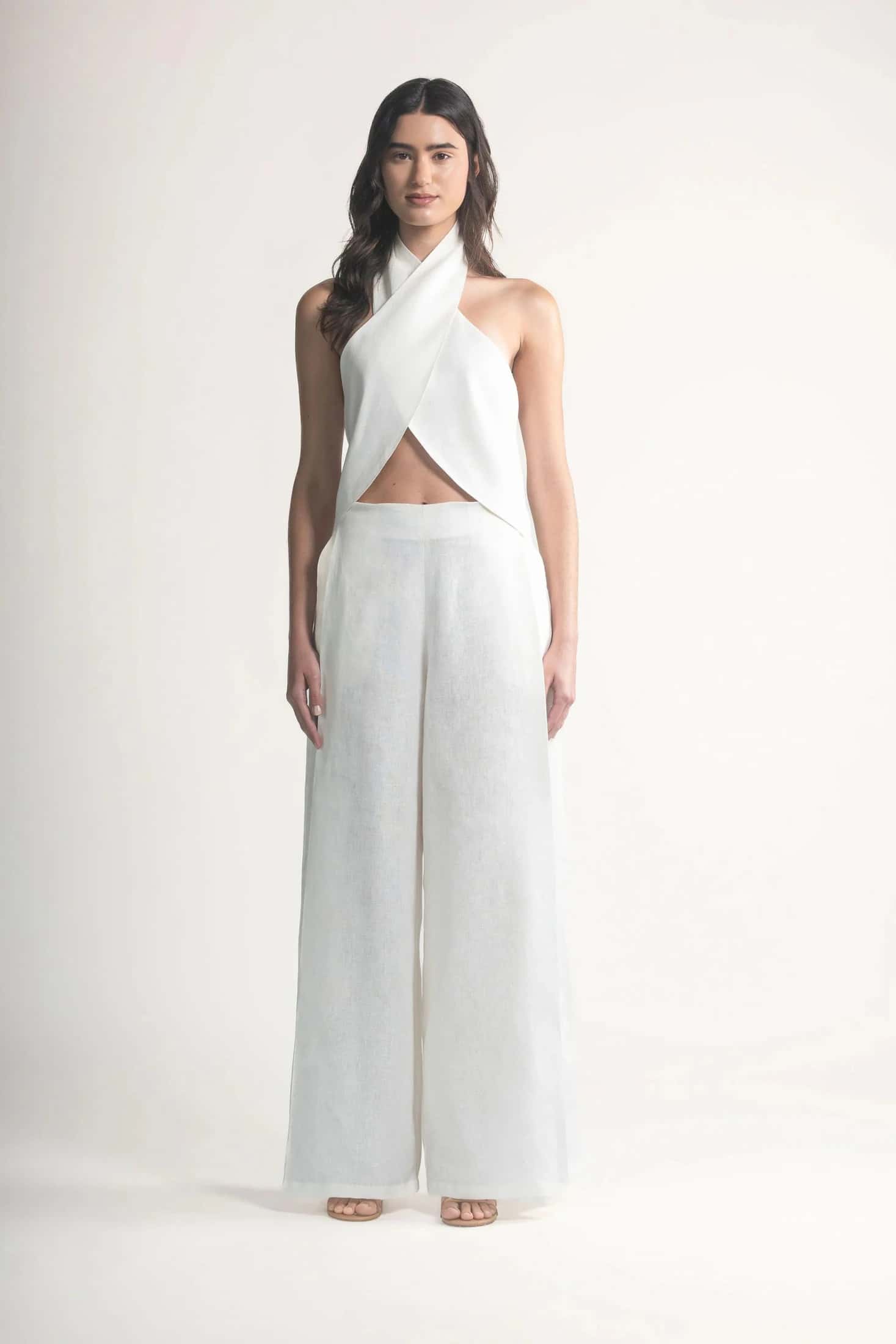 PANTALÓN ALORA IVORY - miniatura 1