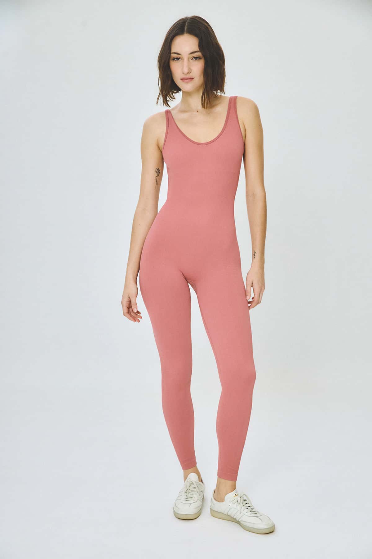 SEAMLESS ONESIE PALO ROSA