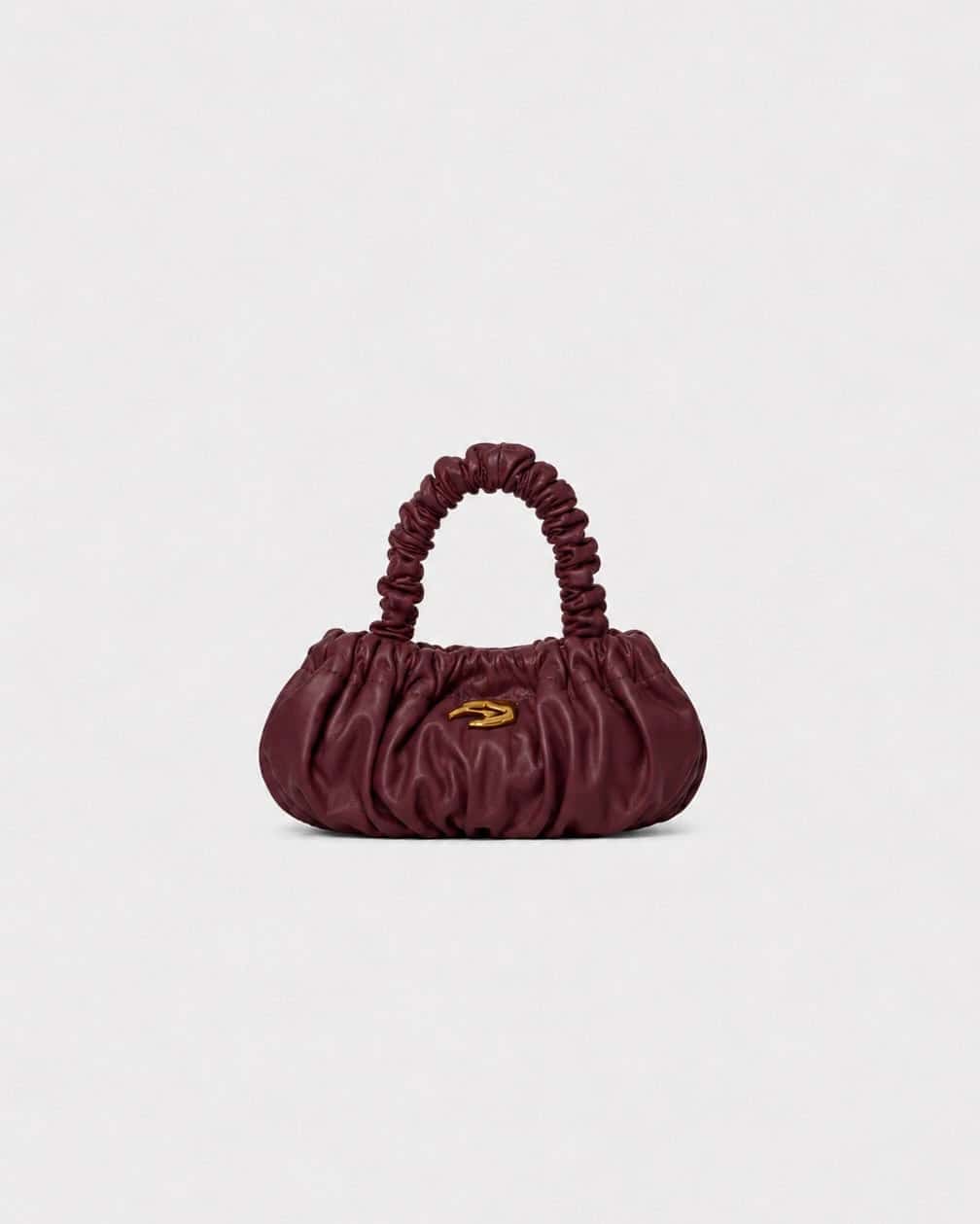 Petite Pierre Burgundy Leather Bag