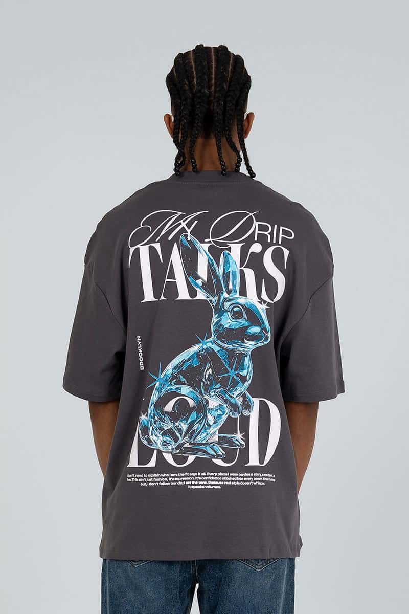 Camiseta oversize drip talks
