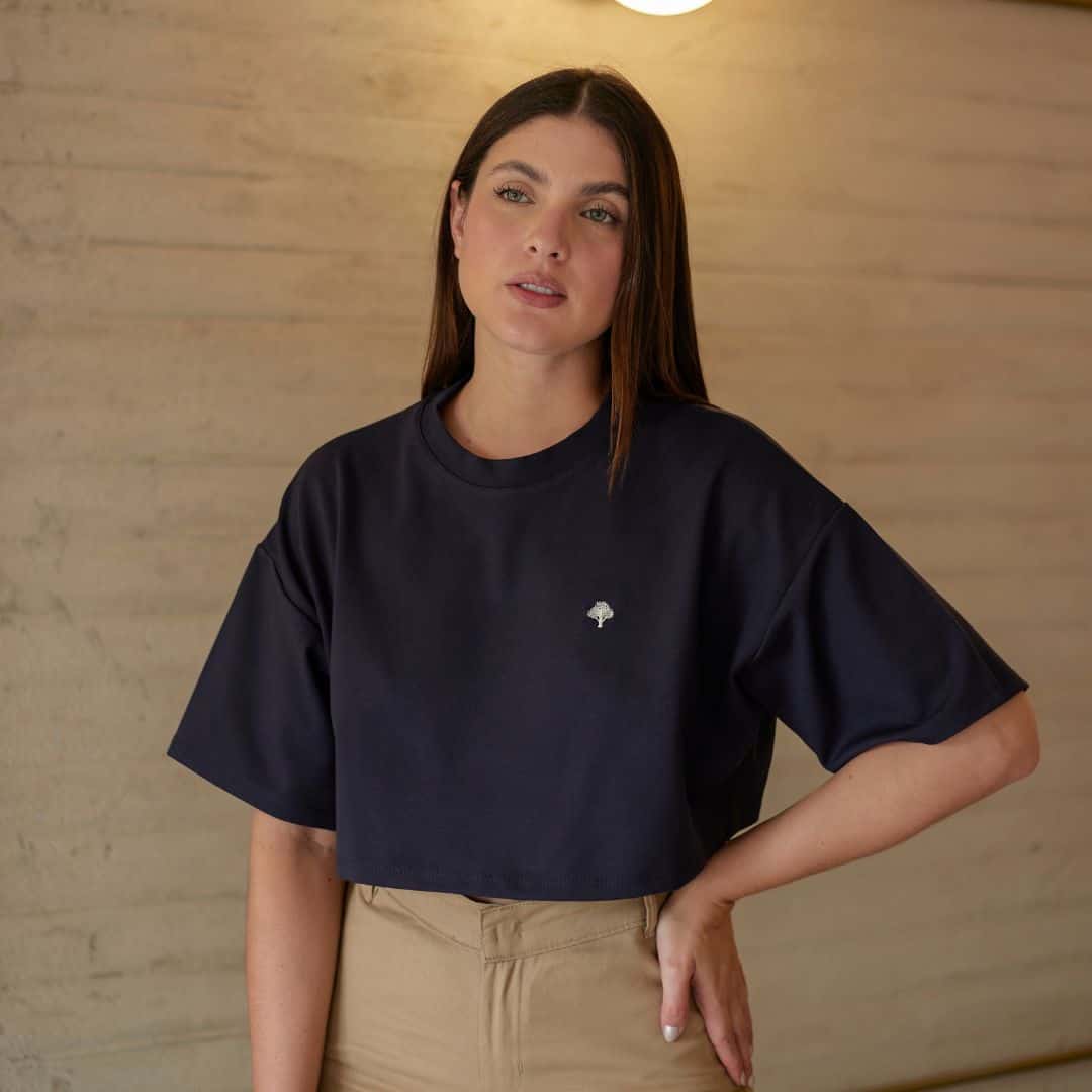 Camiseta Confort Azul Noche