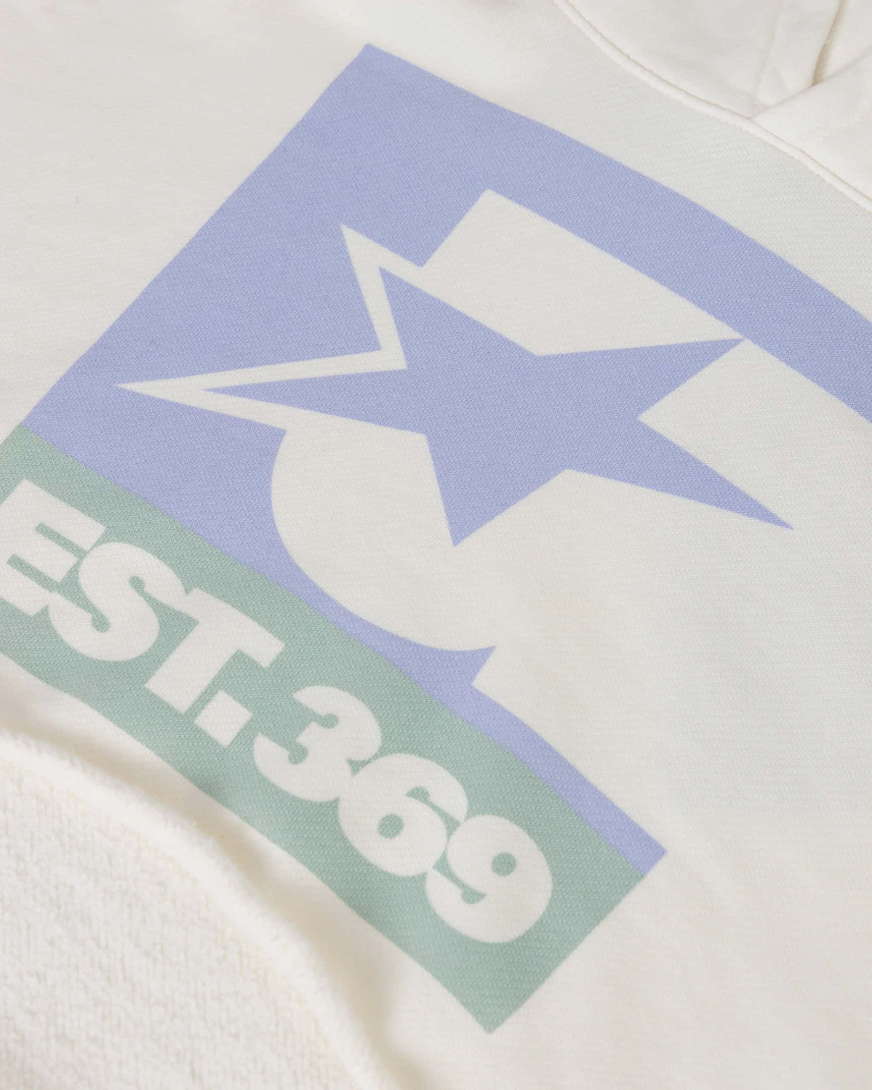 W Stardust Symbol Cropped Hoodie White - miniatura 4