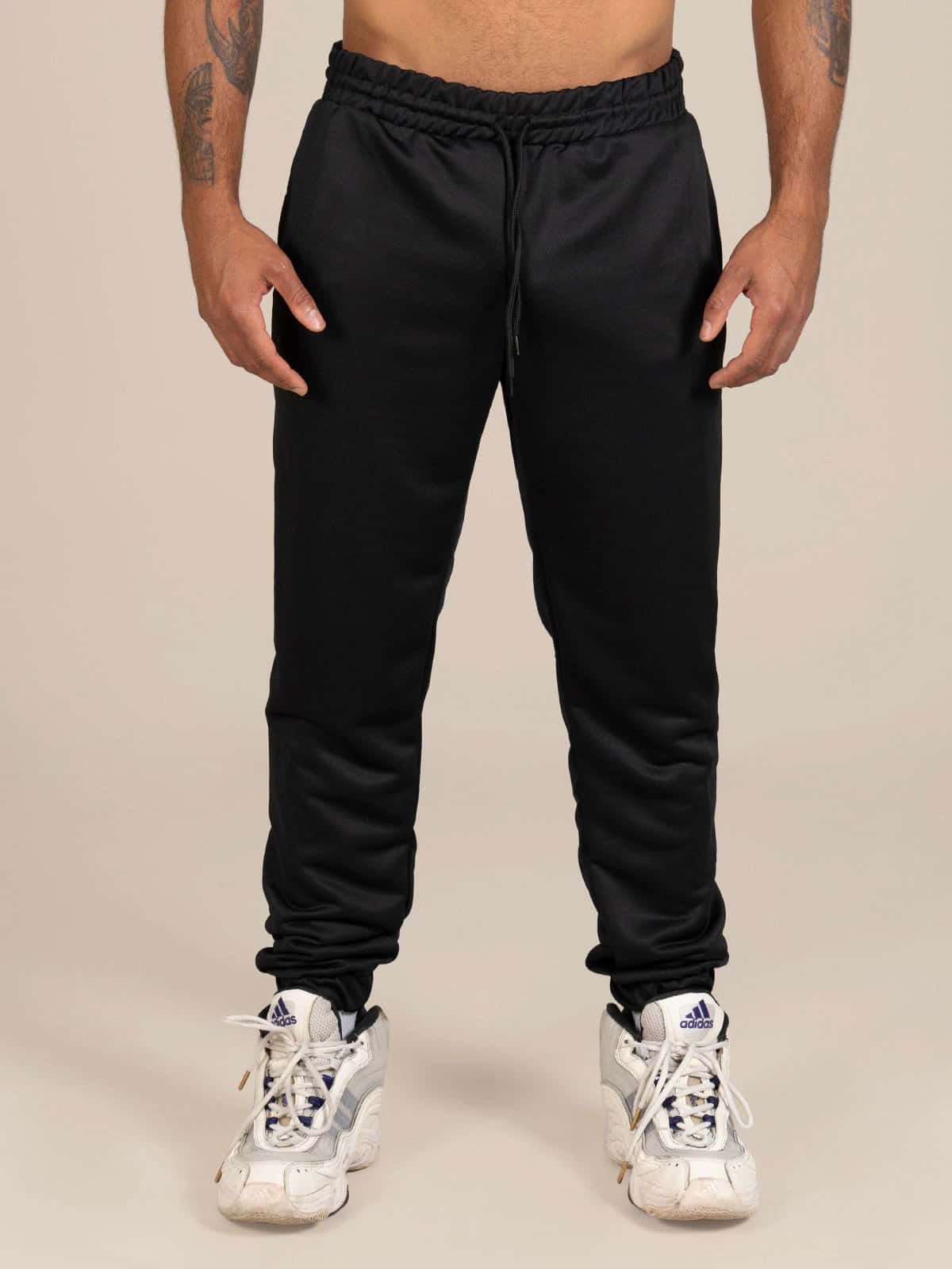 Jogger elastico unisex negro
