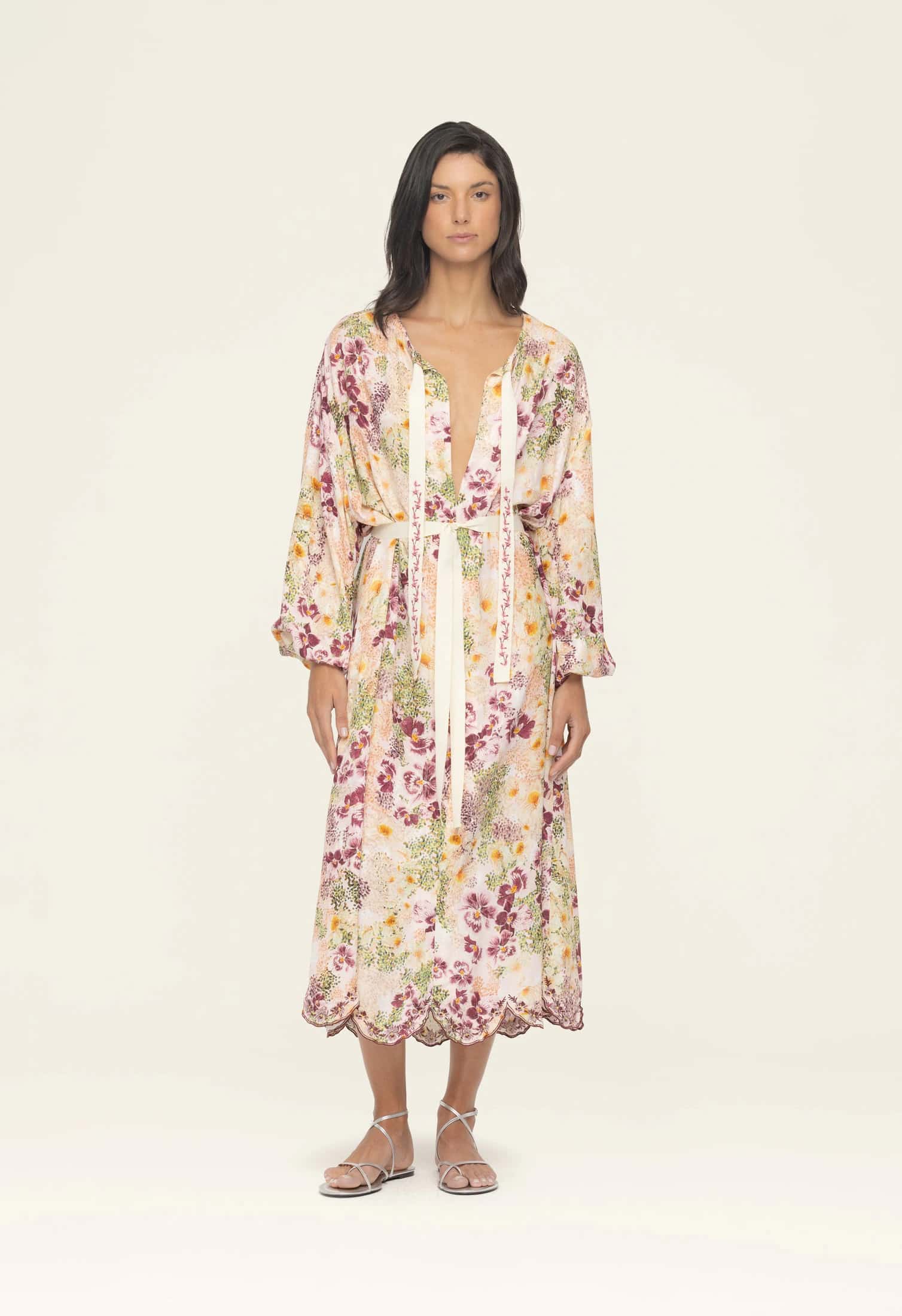 Zircón Florecer Kaftan