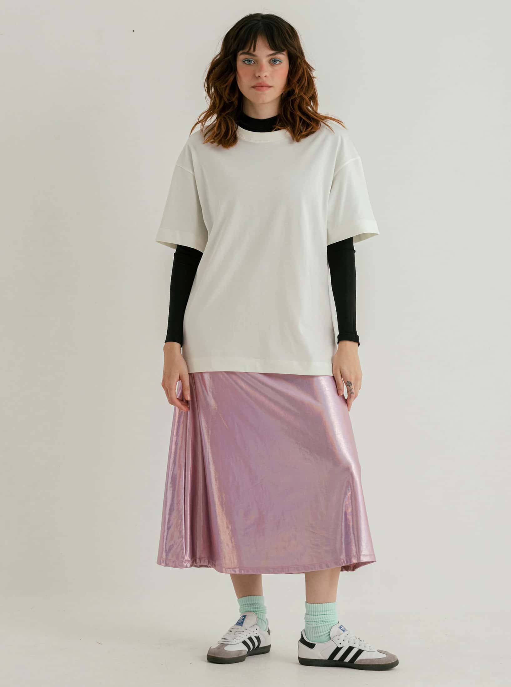 CAMISETA OVERSIZED BÁSICA MÁRFIL - miniatura 1
