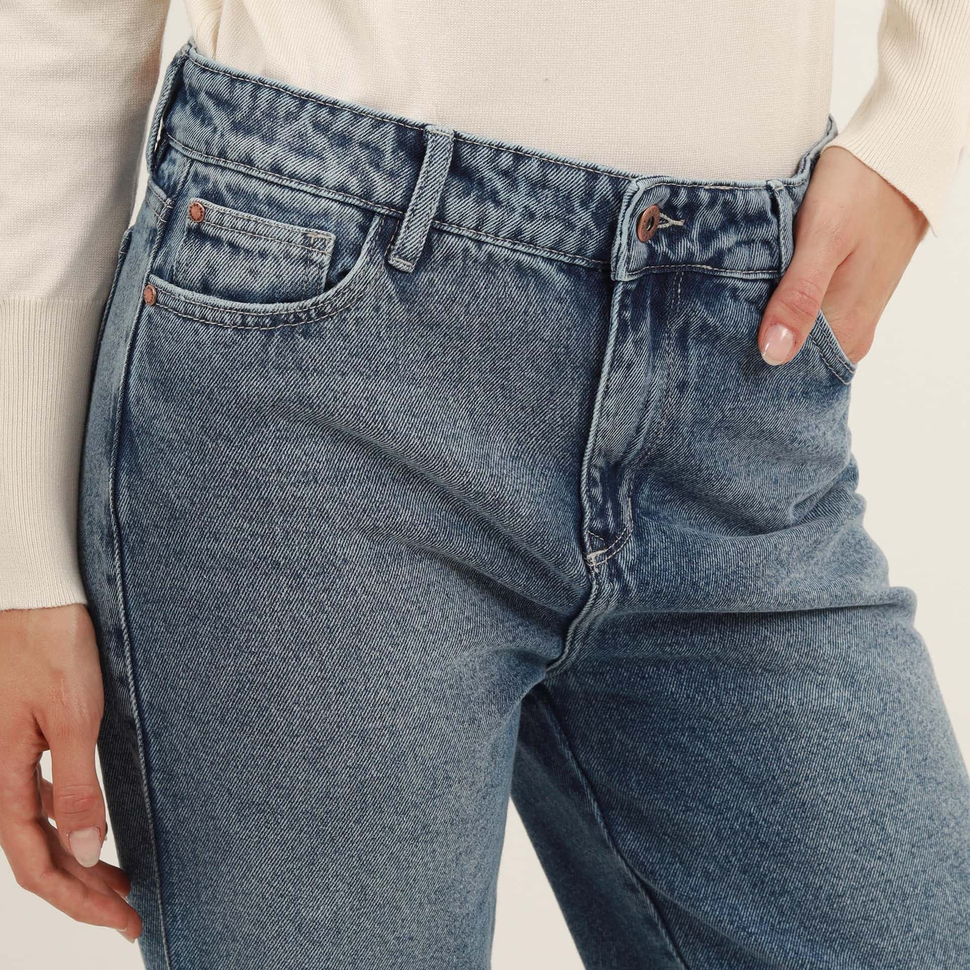 Jean mom bota ancha - miniatura 3