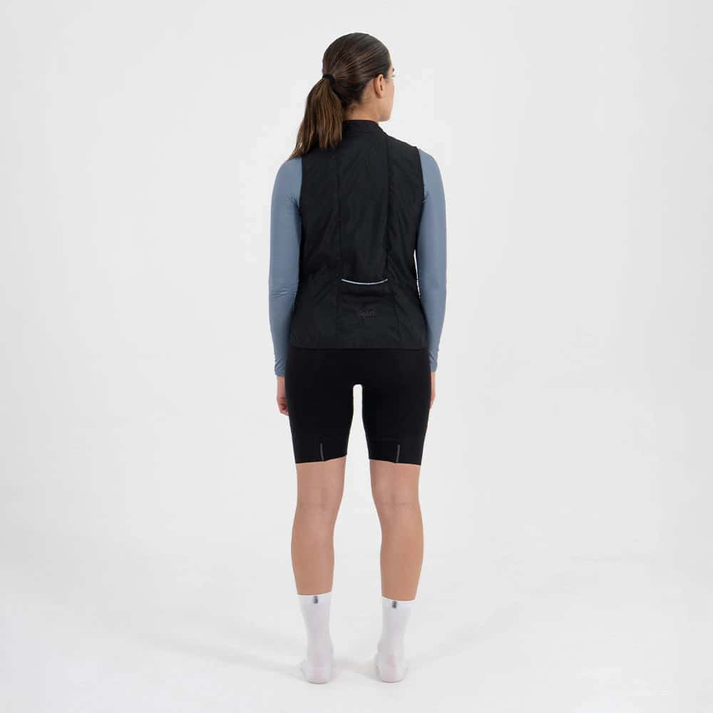CHALECO CICLISMO NAPOLI NERO PARA MUJER - miniatura 2