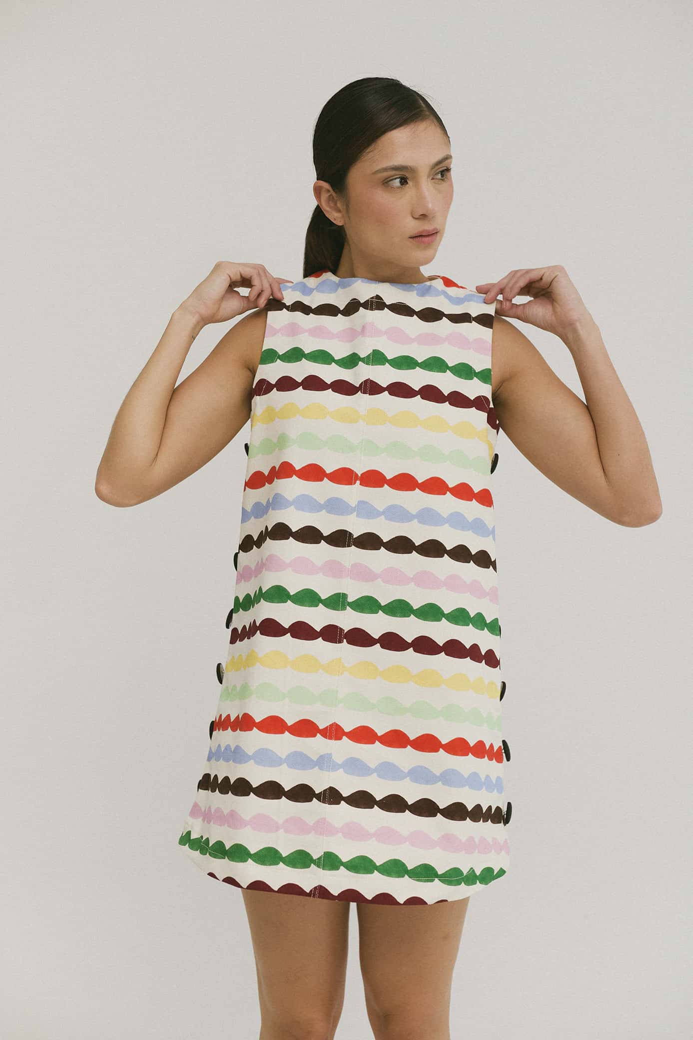 Vestido Anfitriona Glaseado Arcoiris