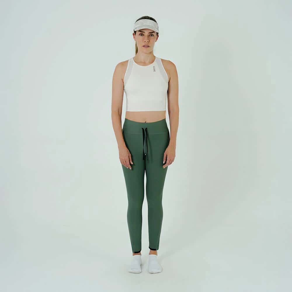 PANTALON RUNNING BIO ACTIVE OLIVA PARA MUJER - miniatura 1