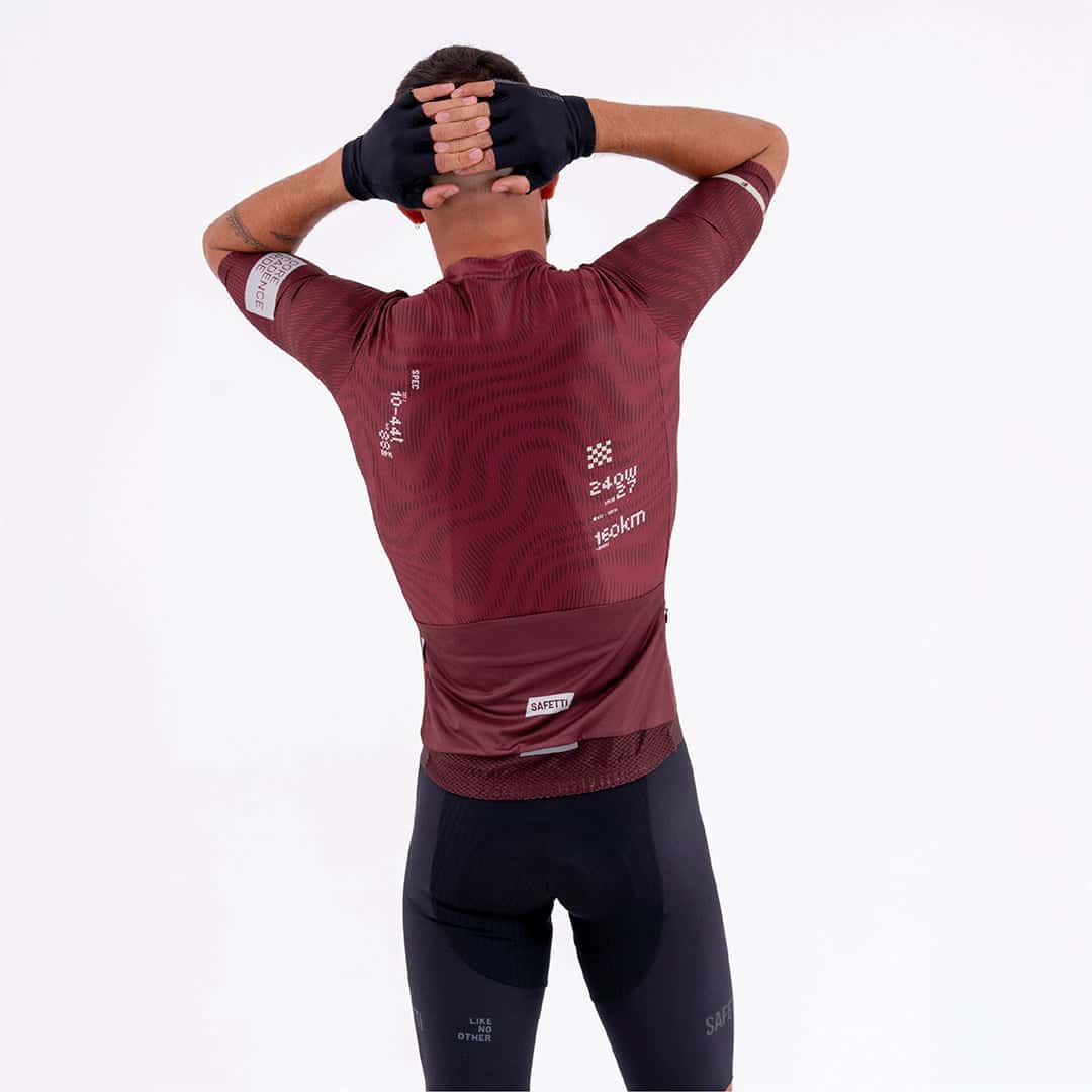 CAMISA CICLISMO MANGA CORTA PLUMWIME VINOTINTO PARA HOMBRE - miniatura 2