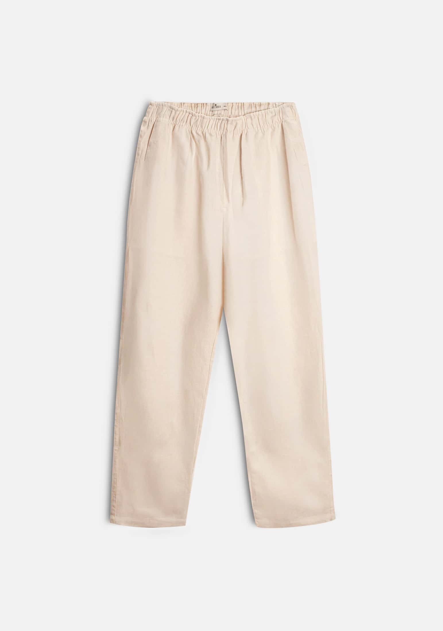 Pantalón H Hopkins Jogger Lino Marfil