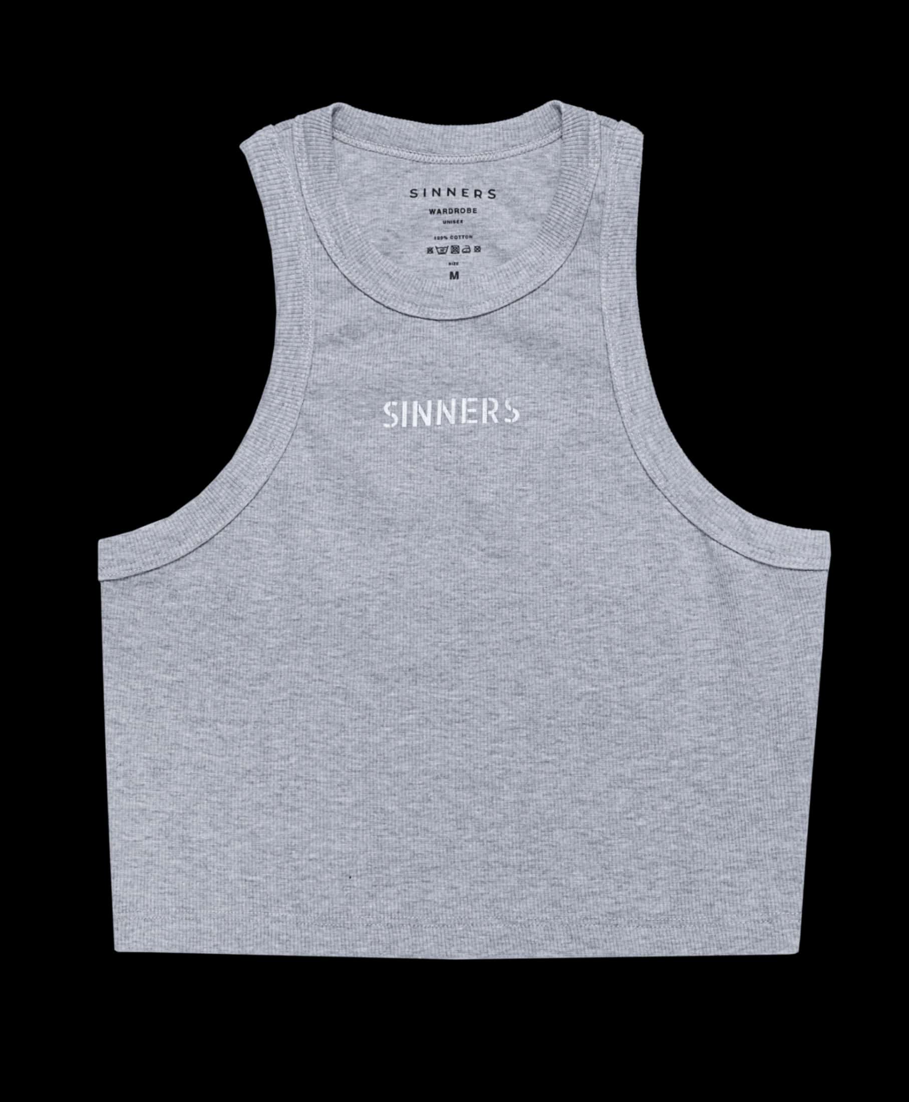SINNERS GRAY WOMEN TANK TOP