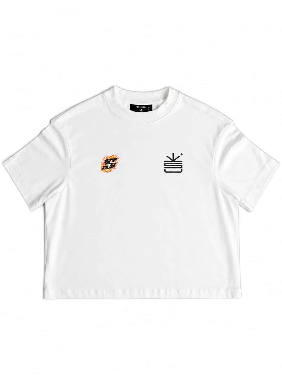 Camiseta Marfil Oversize Fire City Savage  250 gramos - miniatura 1