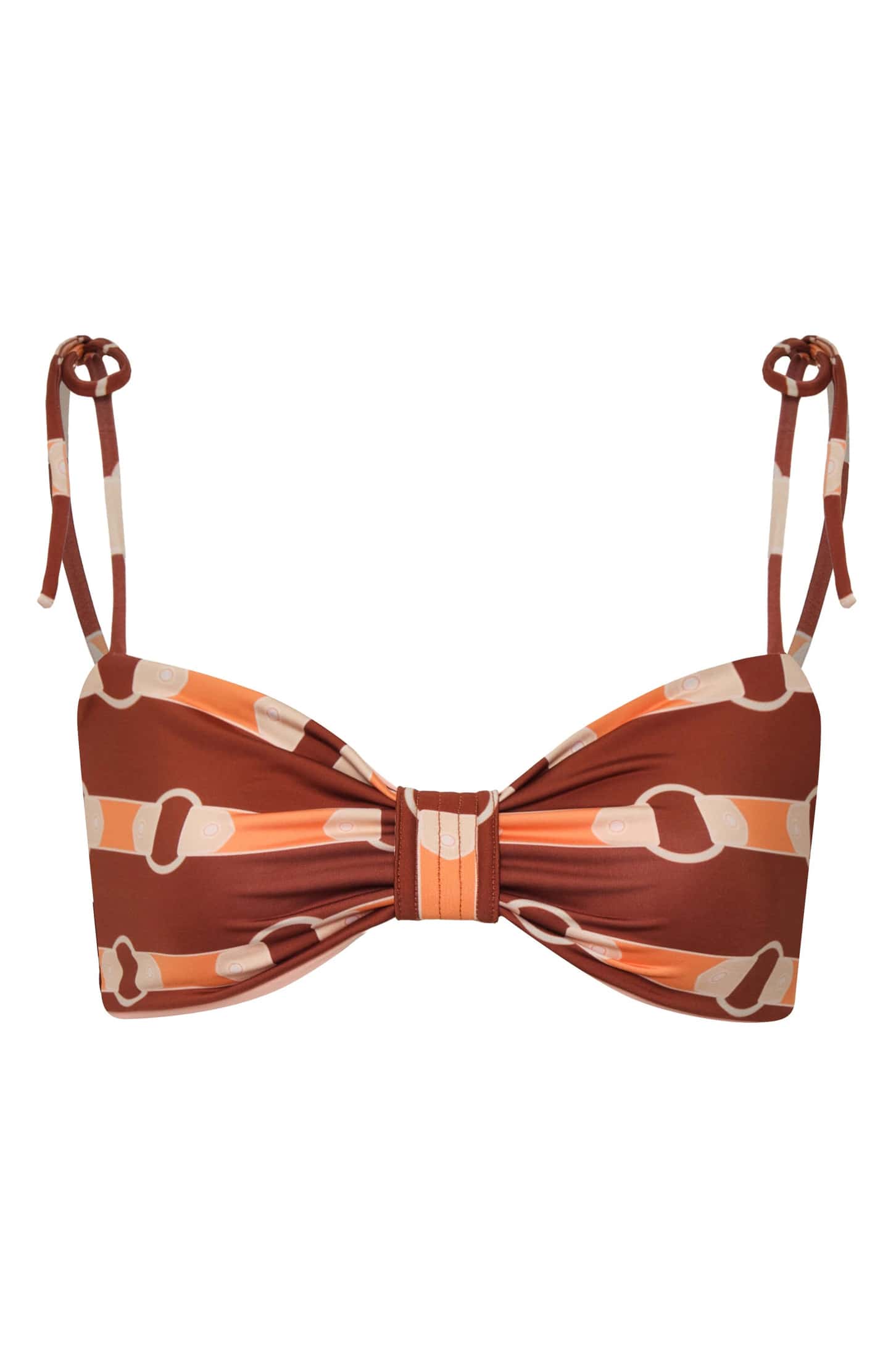 San Miguel Top / Orange Horse Reins - Peach