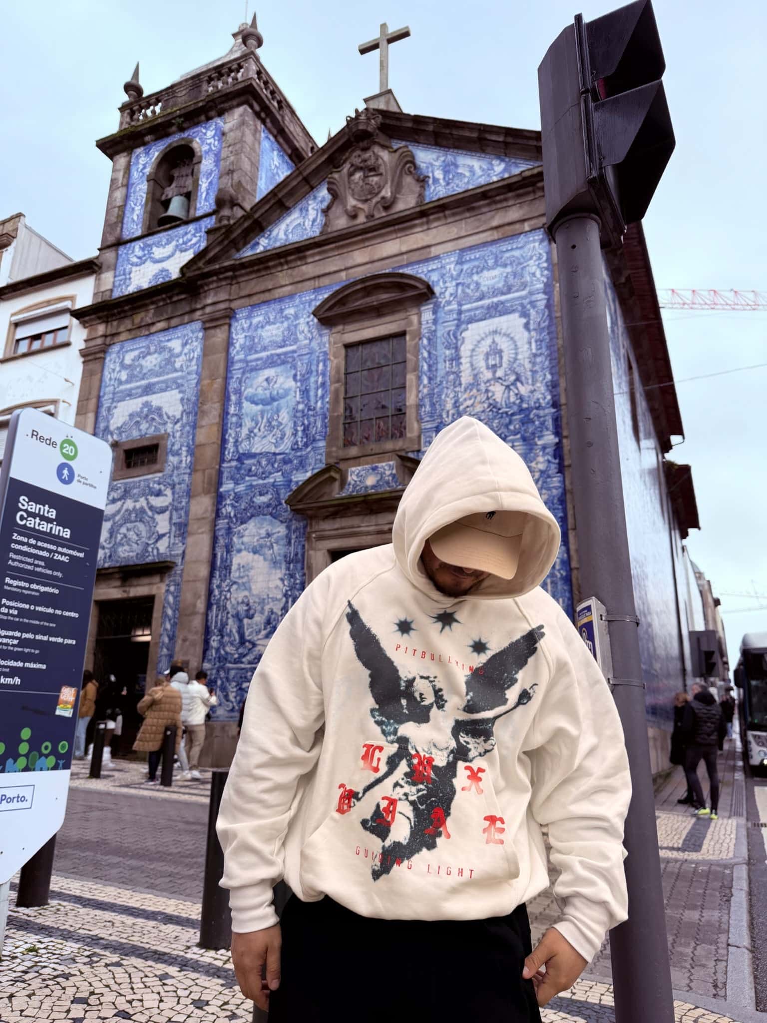 HOODIE OVERSIZE CRUDO ANGEL - miniatura 5
