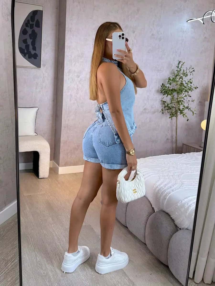 Blusa Denim Martina (claro) - miniatura 2