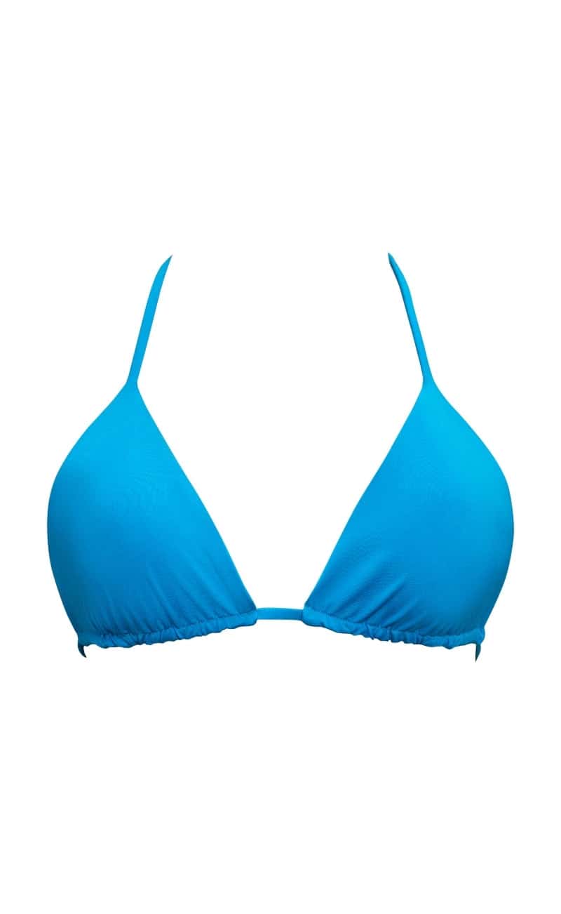 TOP BIKINI TRIANGULO TURQUESA