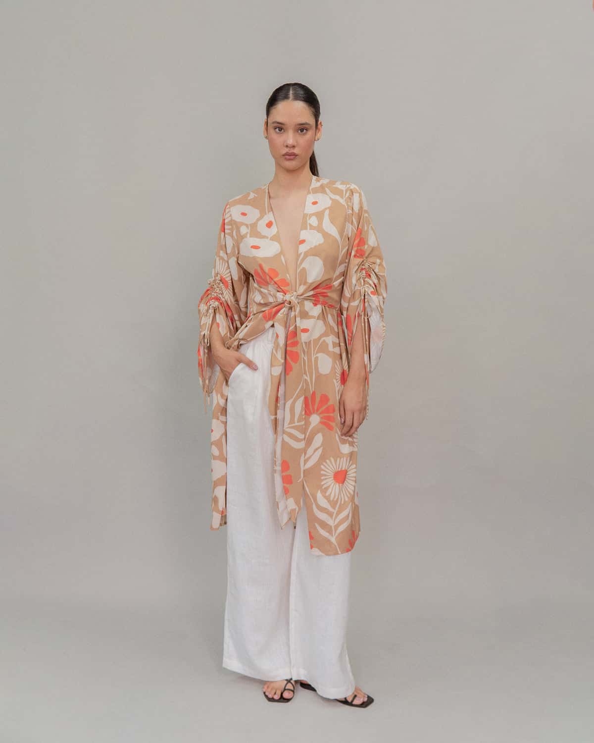 Kimono Dalia Naranja - miniatura 1