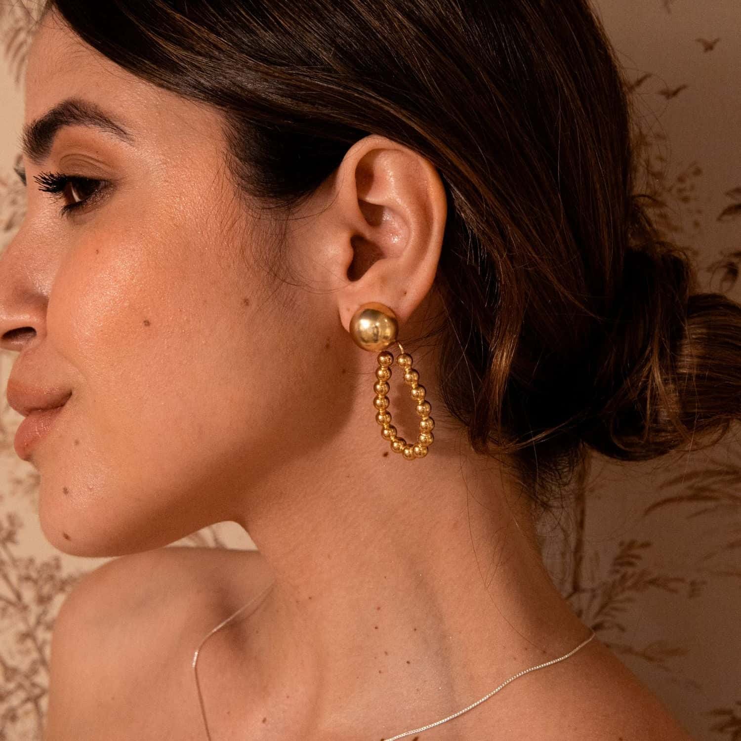 Aretes Lunaria Oro - miniatura 3