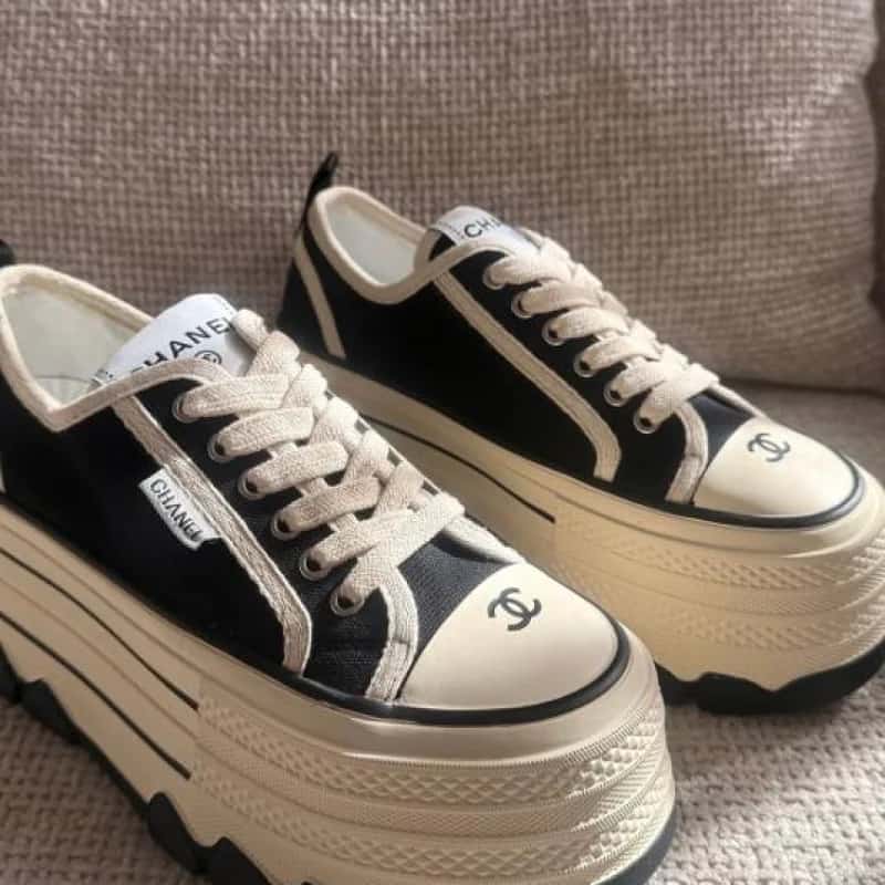 TENIS CHANEL PLATAFORMA - miniatura 1