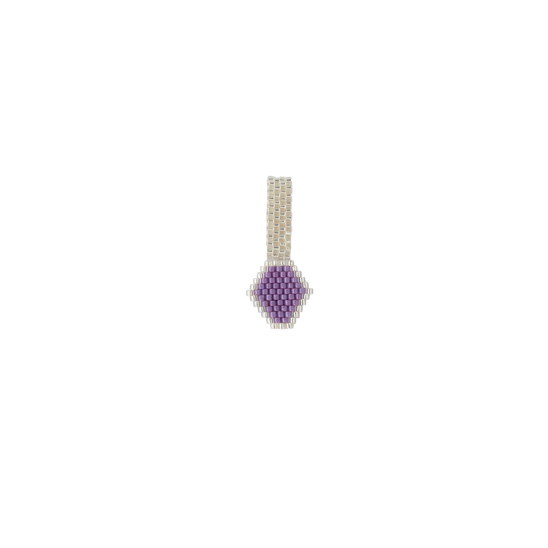 Dije Ojito Eco Purple and Silver