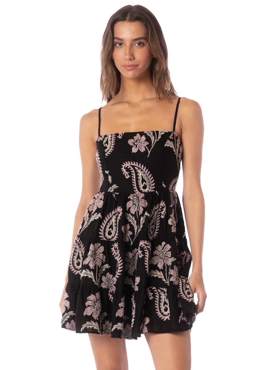 Maaji Midnight Paisley Emily Short Dress