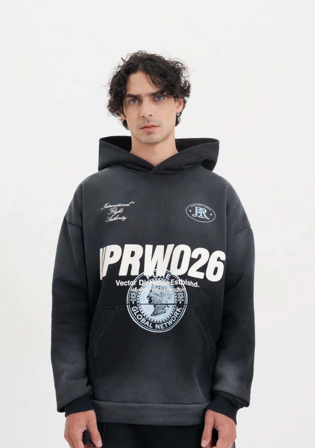 ACROSS THE LINES BLACK HOODIE - miniatura 2