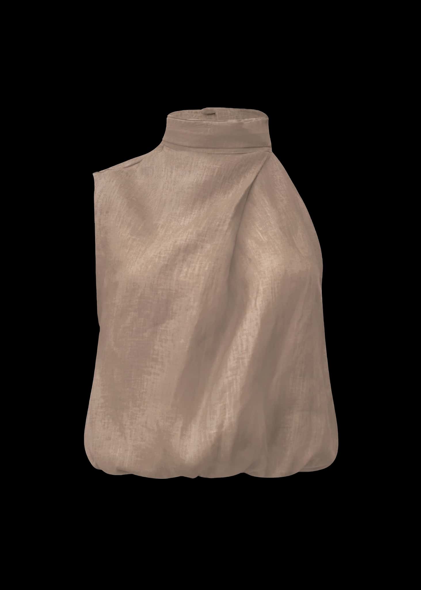 Blusa Halter Taupe