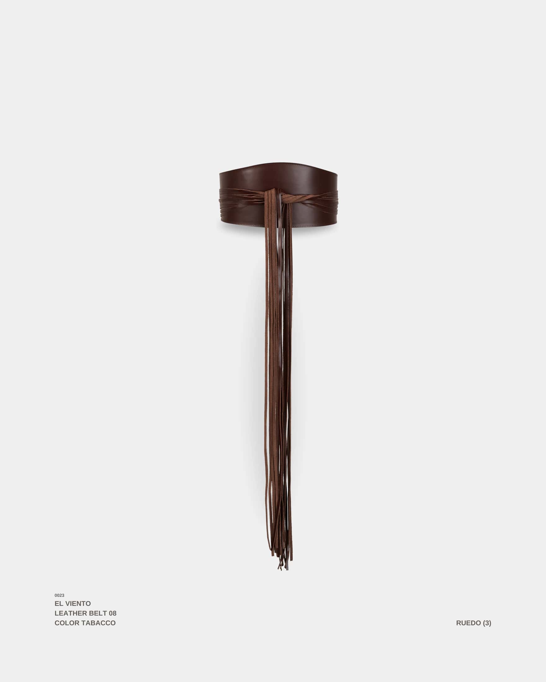 "EL VIENTO" BELT TOBACCO
