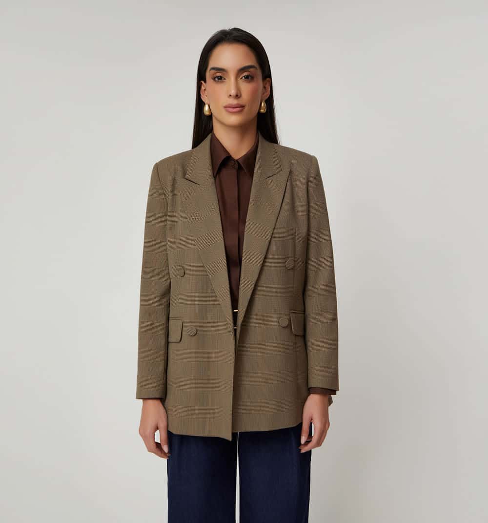 Blazer 4 botones frente