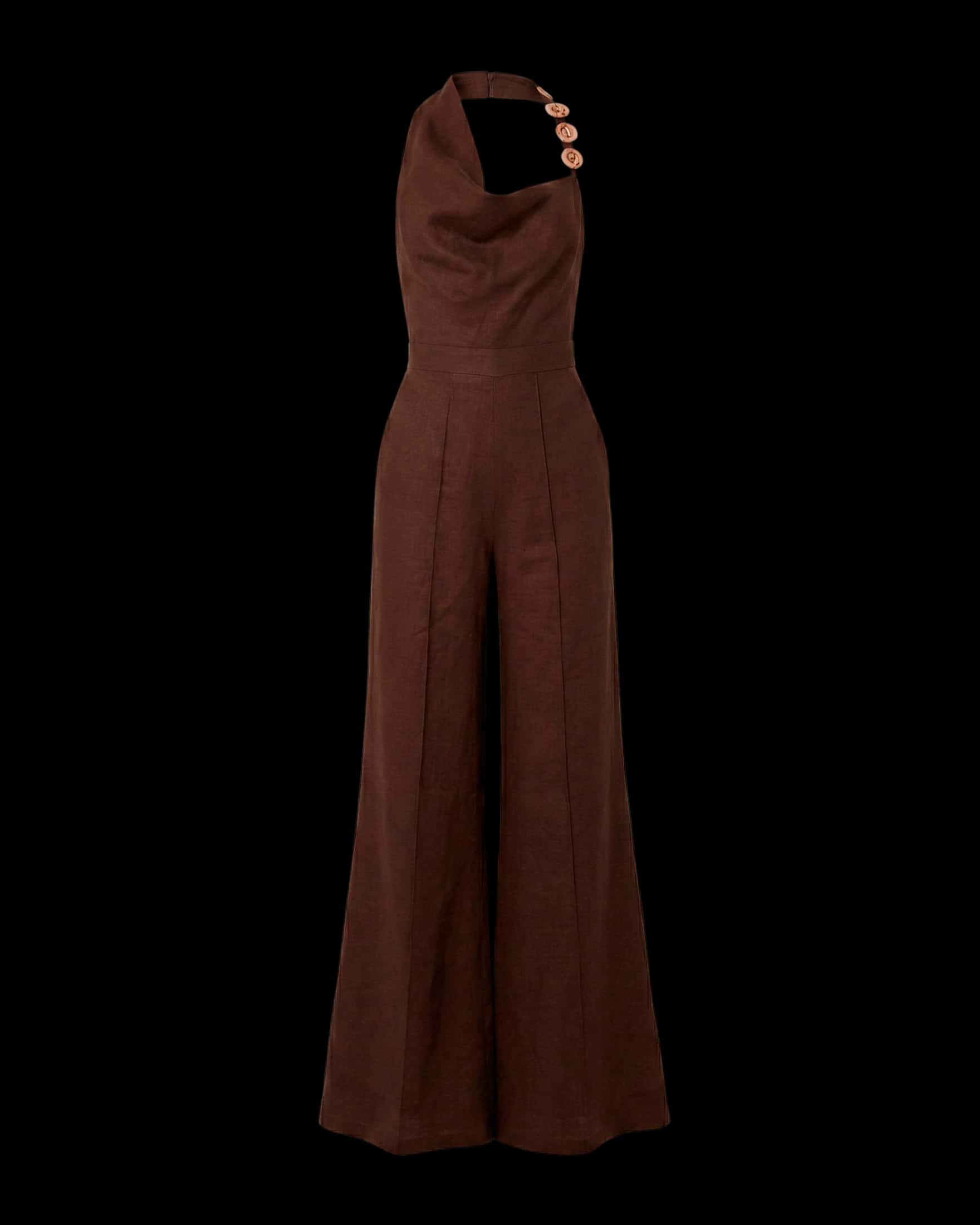 ZANE JUMPSUIT UMBER BROWN